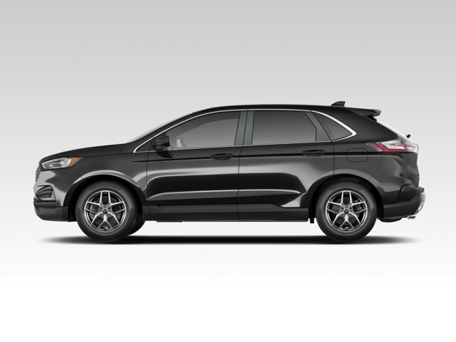 Profile view of a black 2023 Ford Edge. | Ford dealer in Jacksonville, AR | Crain Ford of Jacksonville