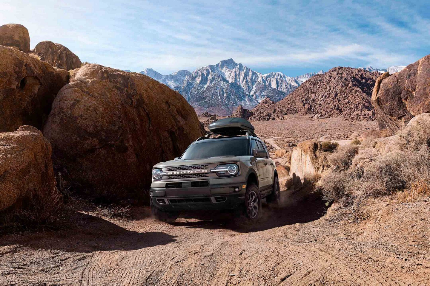 Bronco Sport in the Mountains