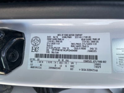 2018 Ford F-150 King Ranch - TWIN PANEL MOONROOF / 360 CAMERA