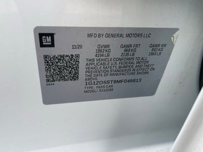 2021 Chevrolet Malibu LT - SPORT EDITION / LEATHER PACKAGE