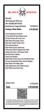 2024 Chevrolet Silverado 1500 RST - BLACK WIDOW PACKAGE