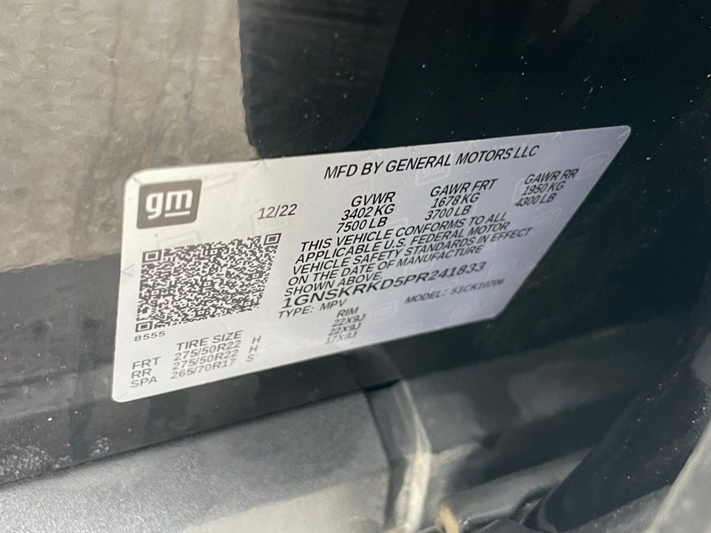 2023 Chevrolet Tahoe RST - MAX TRAILERING PKG / MEMORY SEATS