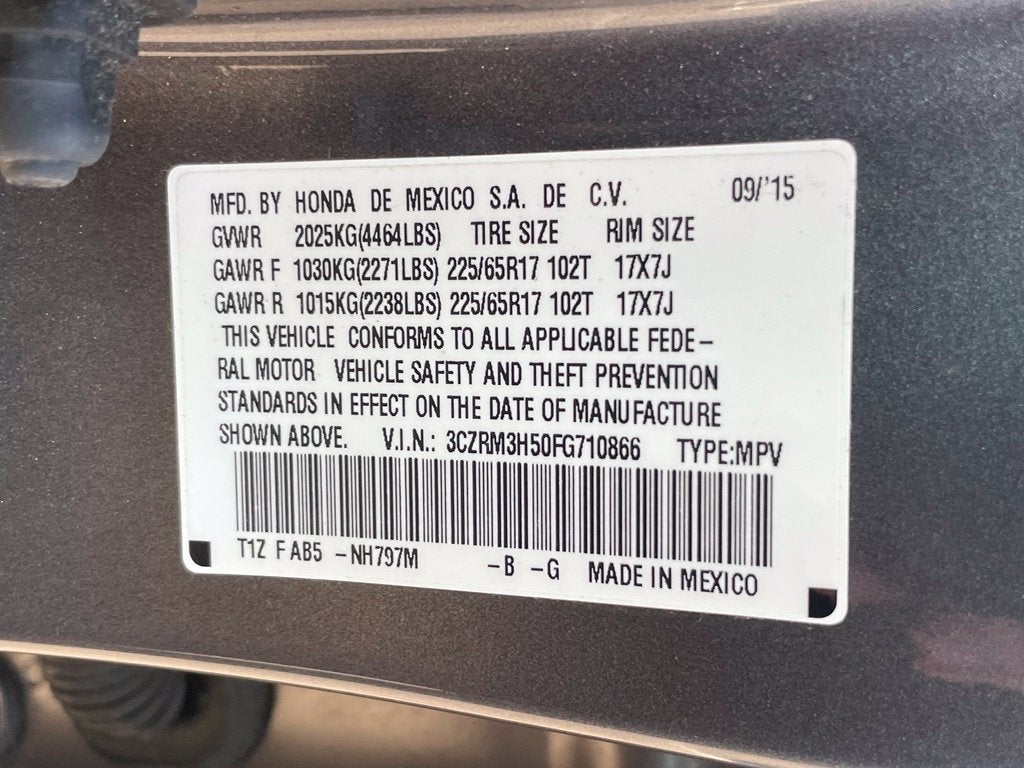 2015 Honda CR-V EX - POWER MOONROOF /