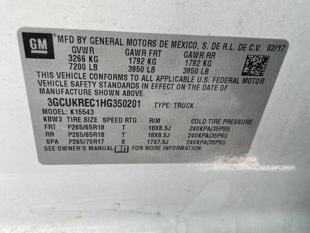 2017 Chevrolet Silverado 1500 LT LT1