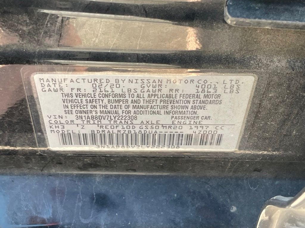 2020 Nissan Sentra SR