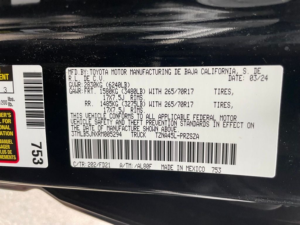 2024 Toyota Tacoma TRD Off-Road - WIRELESS CARPLAY / TONNEAU COVER