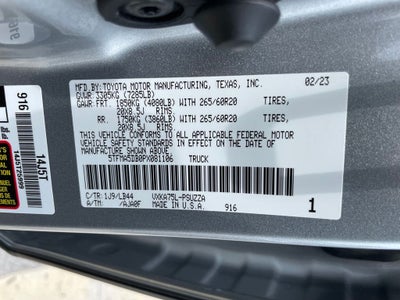 2023 Toyota Tundra 1794 - TRD OFF ROAD PKG / NAVIGATION