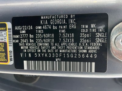 2025 Kia Sportage EX - KIA CERTIFIED / PANORAMICE SUNROOF
