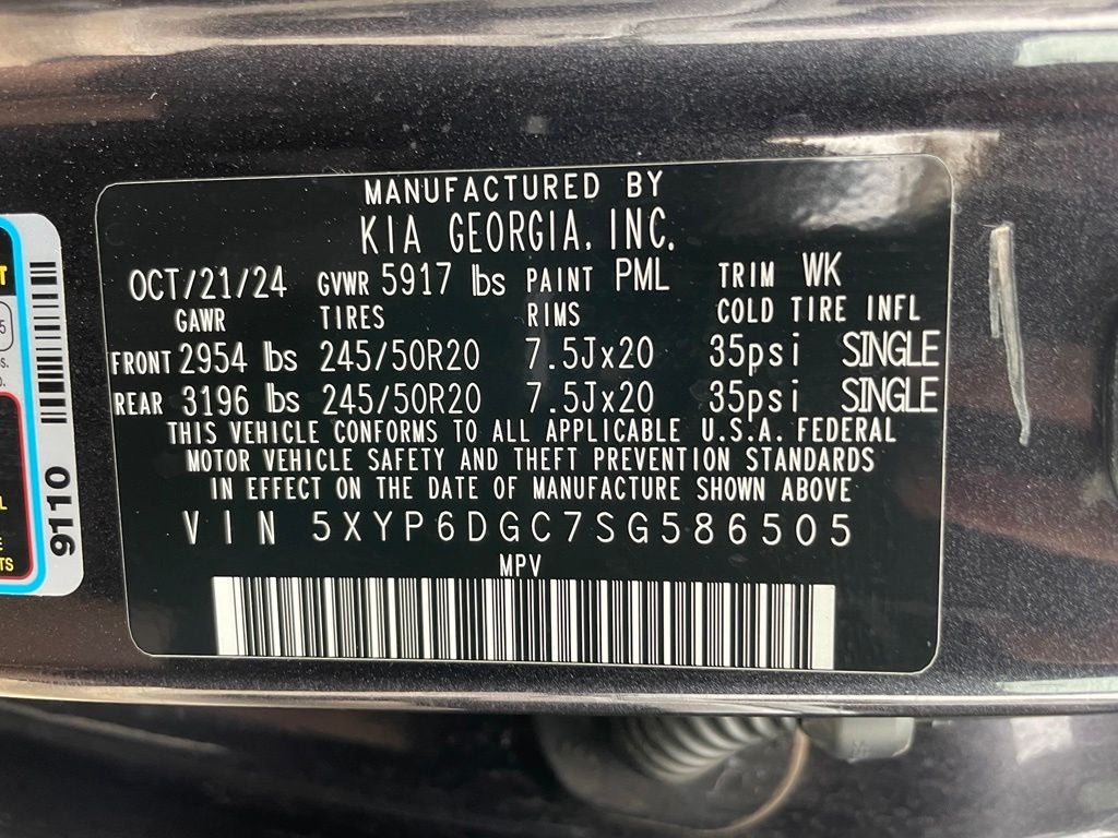 2025 Kia Telluride S - KIA CERTIFIED / SUNROOF