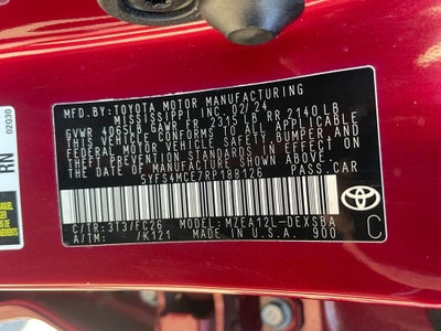 2024 Toyota Corolla SE - 40 MPG / BLACKOUT EMBLEMS