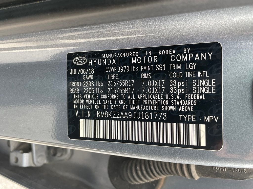2018 Hyundai Kona SEL
