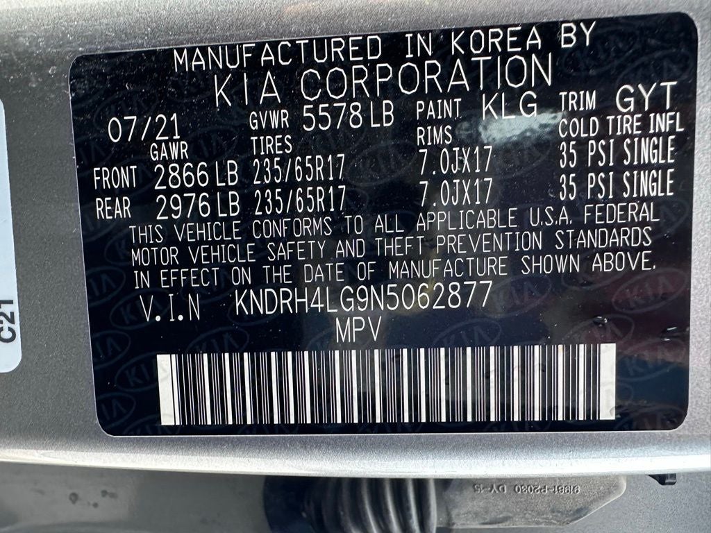 2022 Kia Sorento Hybrid EX - BLIND SPOT ASSIST / APPLE CARPLAY