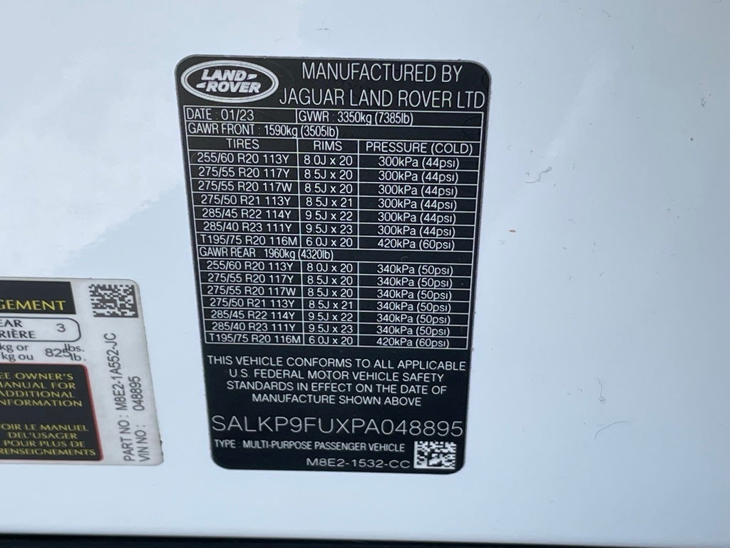 2023 Land Rover Range Rover SE