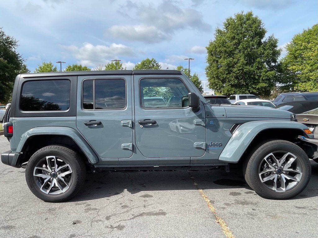 2024 Jeep Wrangler Sport S 4xe 49 MPGe, Hard Top, Heated Seats, Clean CarFax, One