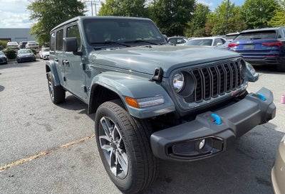2024 Jeep Wrangler Sport S 4xe 49 MPGe, Hard Top, Heated Seats, Clean CarFax, One