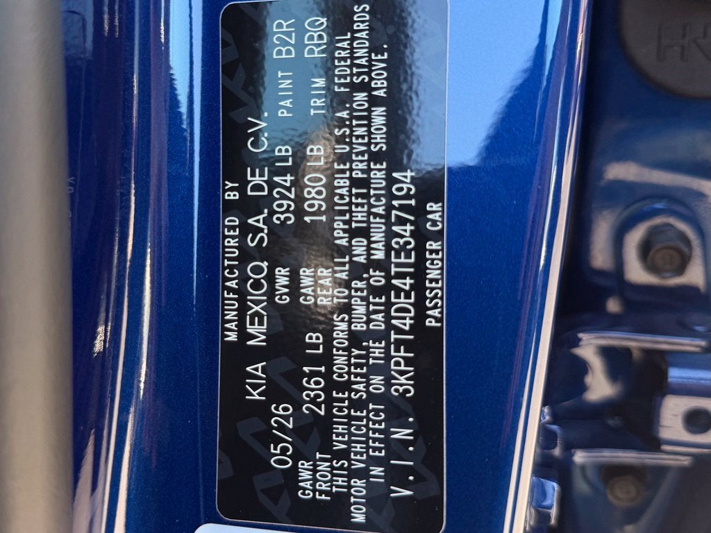 2026 Kia K4 LXS Low Miles, One Owner