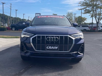 2024 Audi Q3 Premium Plus, One Owner, Navi, Leather, Moonroof S Line quattro
