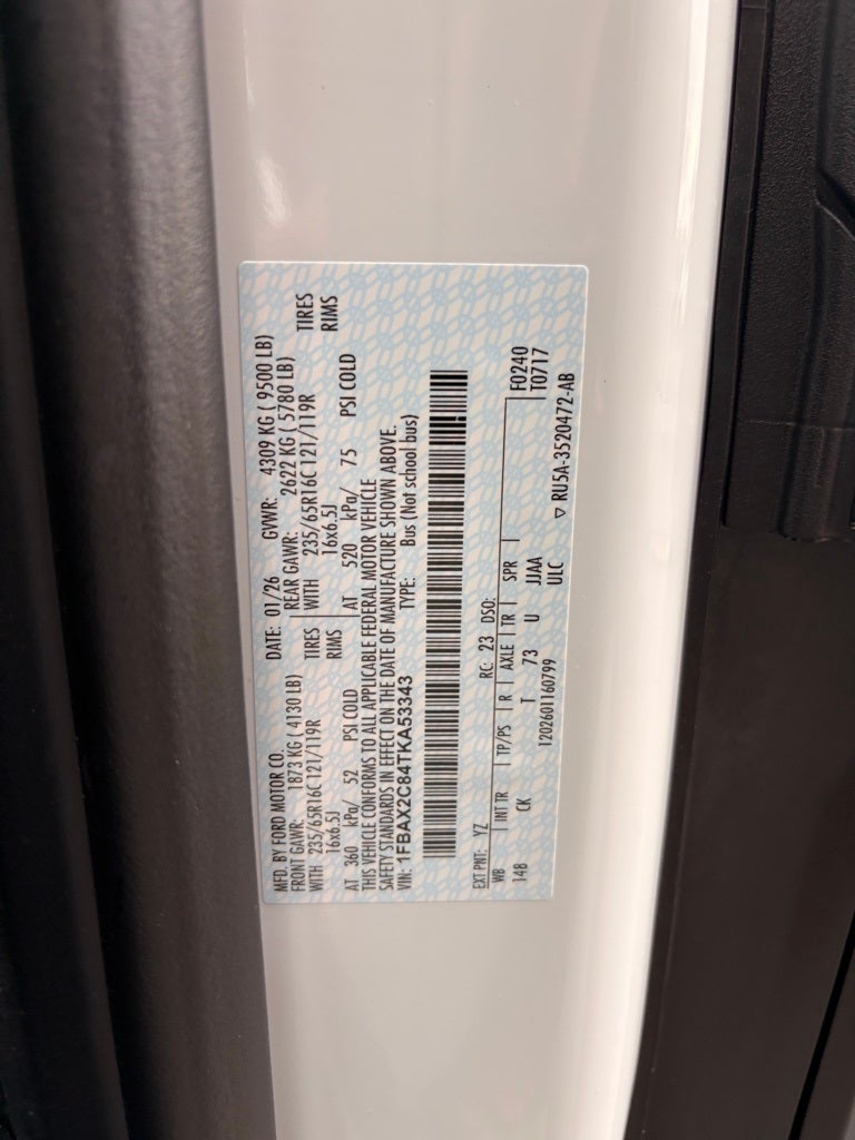 2026 Ford Transit-350 XLT