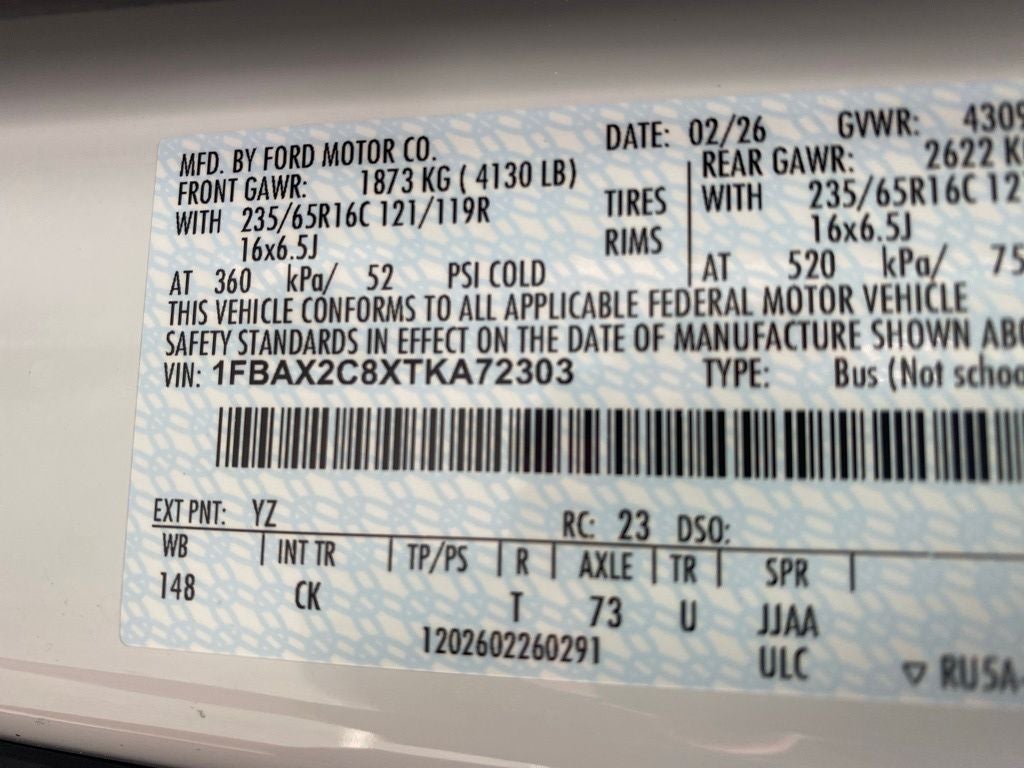 2026 Ford Transit-350 XLT