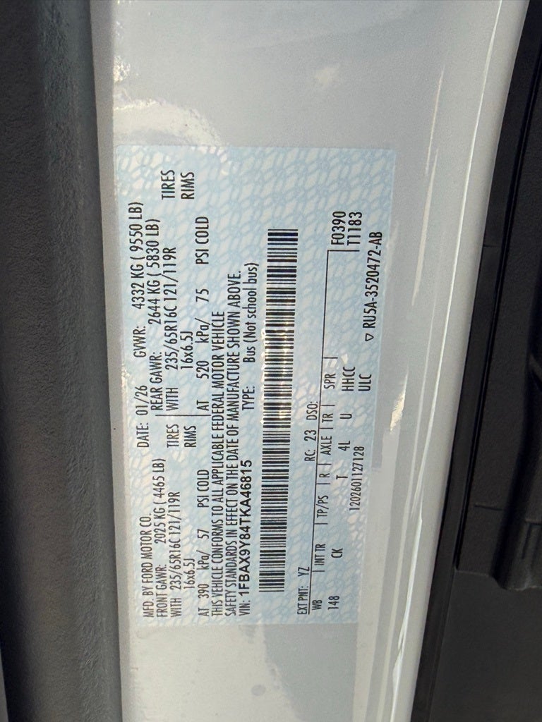 2026 Ford Transit-350 XLT