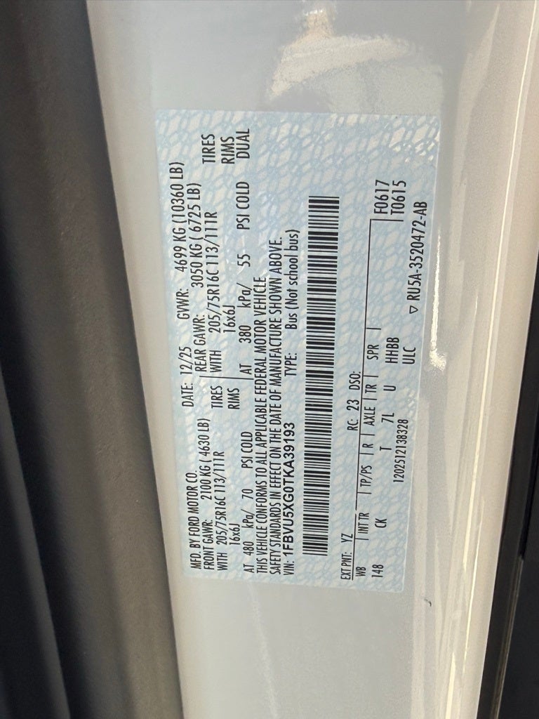 2026 Ford Transit-350 XLT