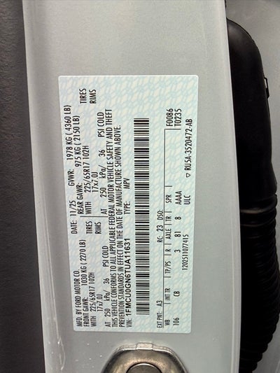 2026 Ford Escape Active