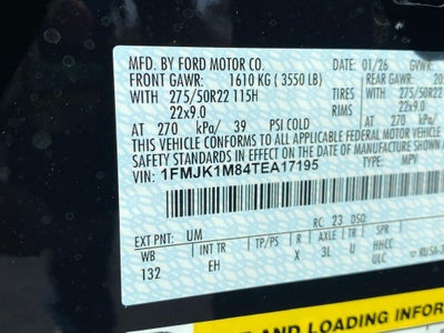 2026 Ford Expedition Max Platinum