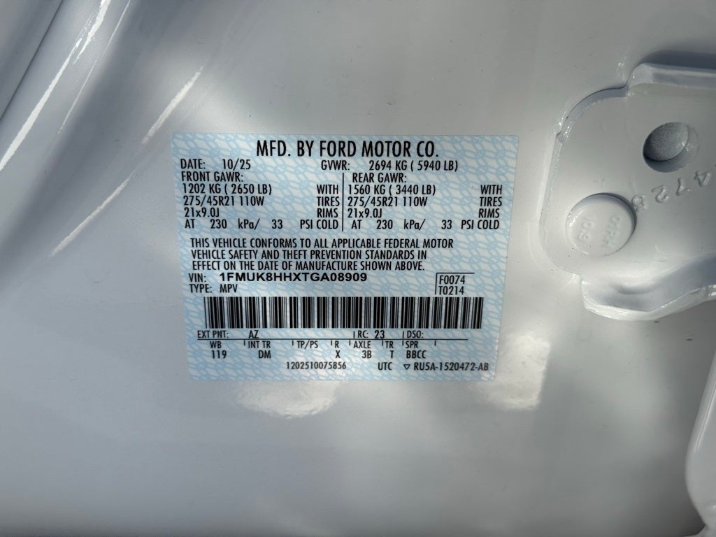 2026 Ford Explorer Platinum