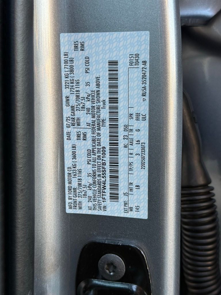 2025 Ford F-150 Tremor