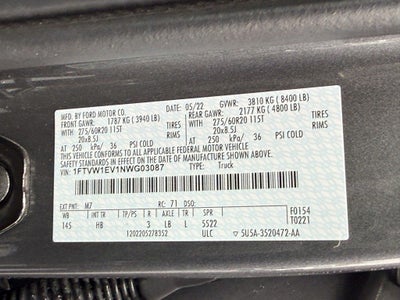 2022 Ford F-150 Lightning Lariat