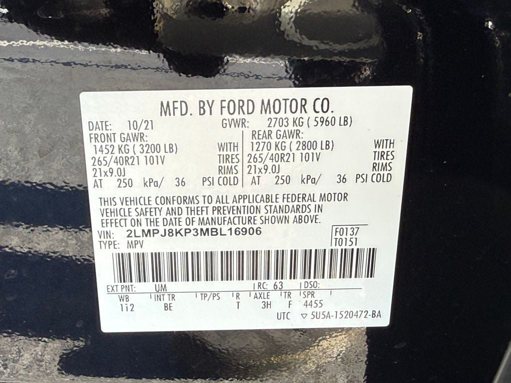 2021 Lincoln Nautilus Reserve