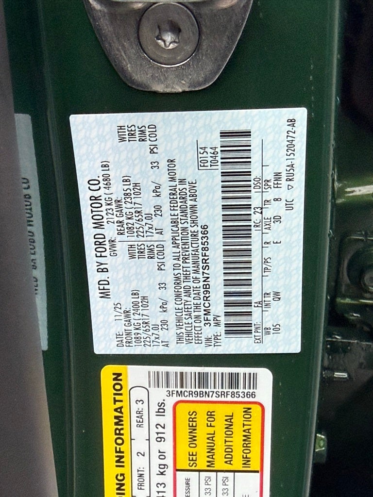 2025 Ford Bronco Sport Big Bend