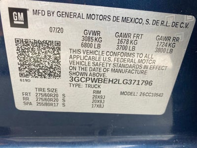 2020 Chevrolet Silverado 1500 Custom