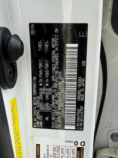 2016 Toyota 4Runner SR5