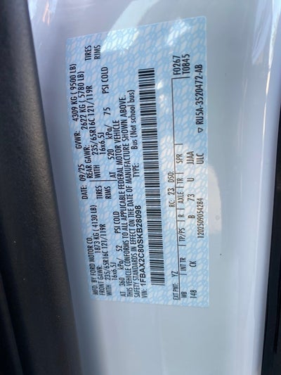 2025 Ford Transit-350 XLT