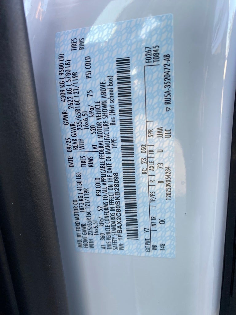 2025 Ford Transit-350 XLT