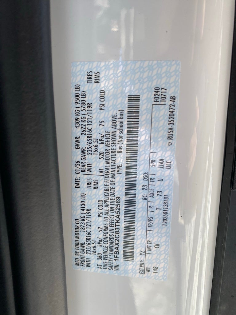 2026 Ford Transit-350 XLT