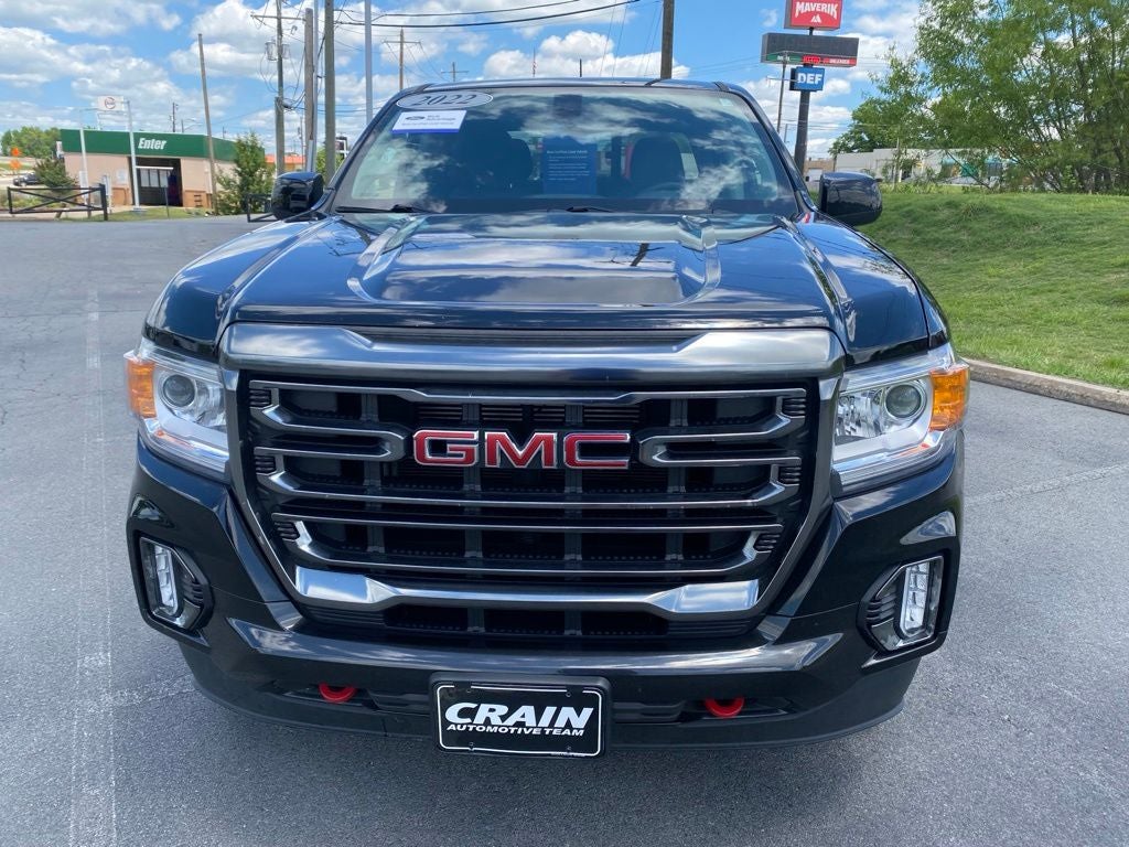 Used 2022 GMC Canyon AT4 with VIN 1GTG6FEN9N1329995 for sale in Little Rock