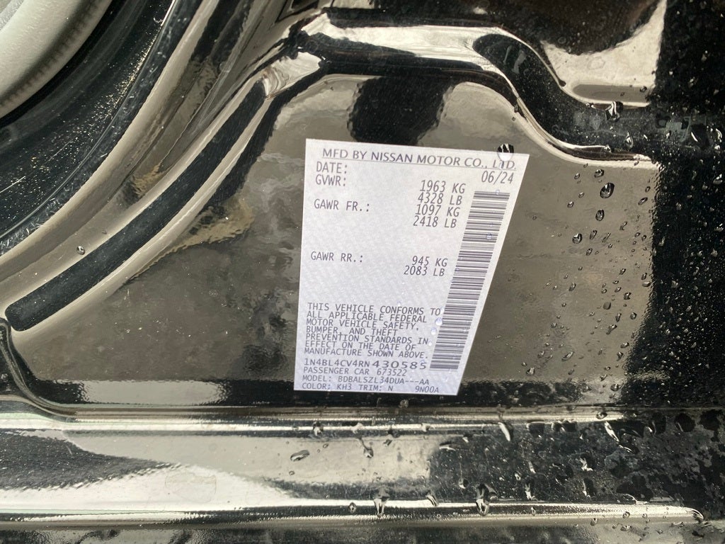 2024 Nissan Altima 2.5 SR