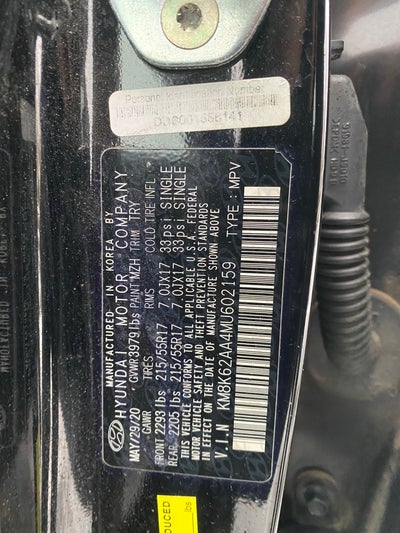 2021 Hyundai Kona SEL Plus