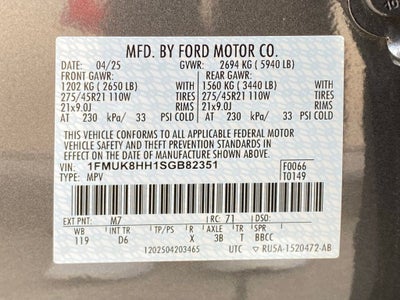 2025 Ford Explorer Platinum