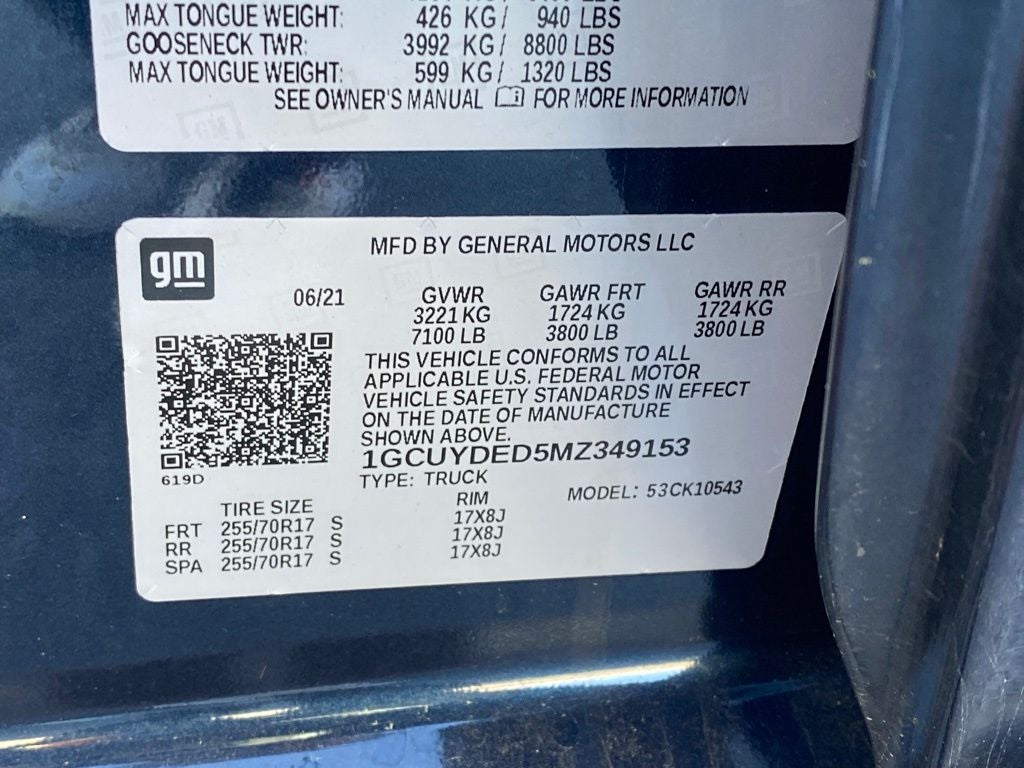 2021 Chevrolet Silverado 1500 LT LT1