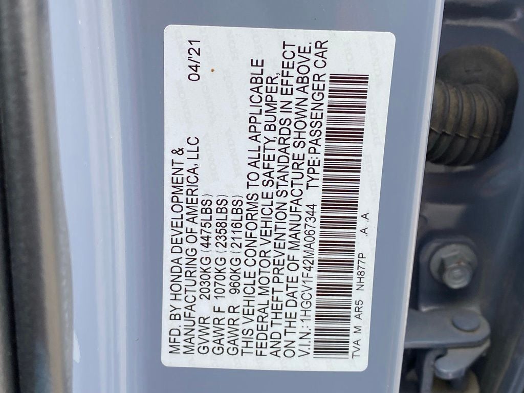 2021 Honda Accord Sport Special Edition