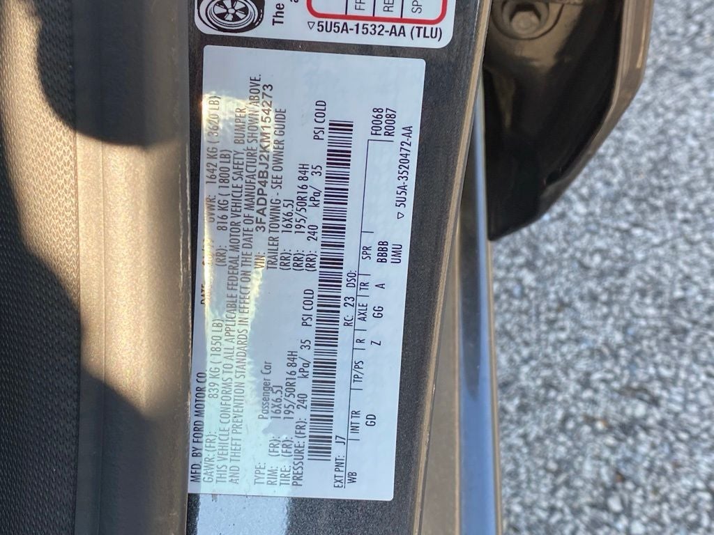 2019 Ford Fiesta SE