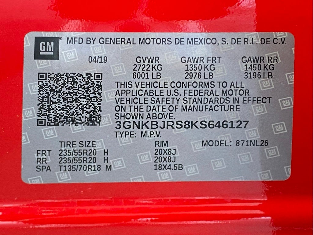 2019 Chevrolet Blazer RS