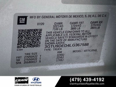 2020 GMC Sierra 1500 SLT