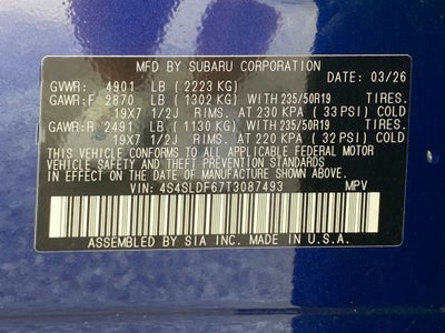 2026 Subaru Forester Sport
