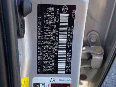 2015 Toyota Avalon Hybrid Limited
