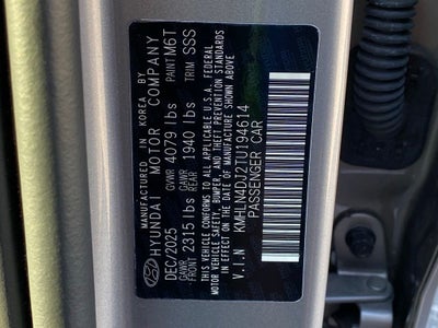 2026 Hyundai Elantra Hybrid Limited