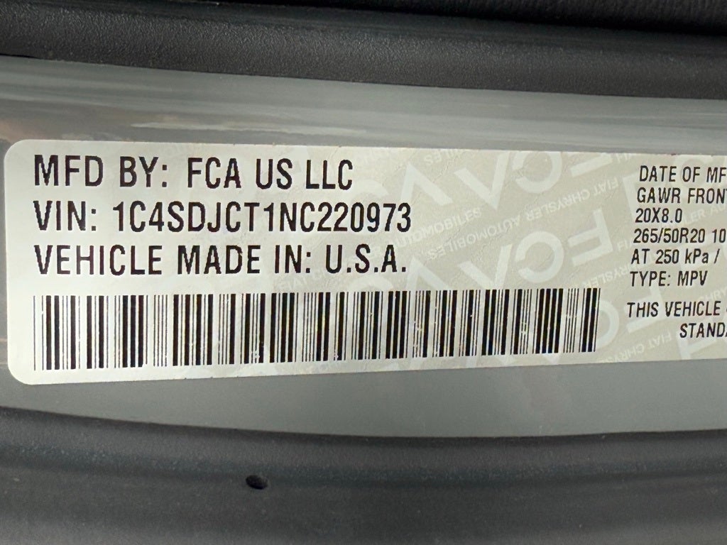 2022 Dodge Durango R/T *MIDLIFE HORSEPOWER*